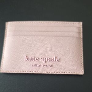 Kate Spade Blush Card Holder EUC